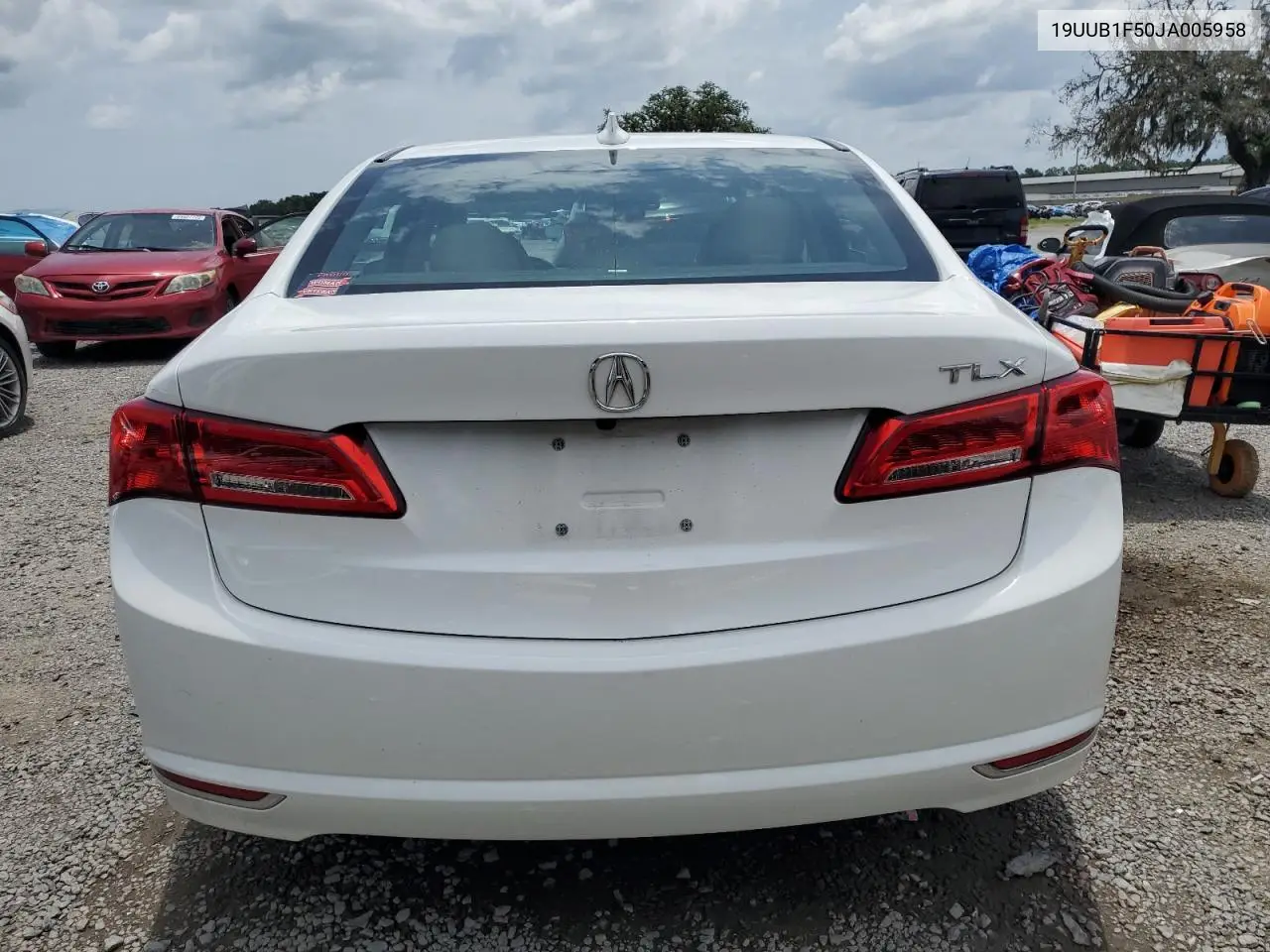 2018 Acura Tlx Tech VIN: 19UUB1F50JA005958 Lot: 64098215