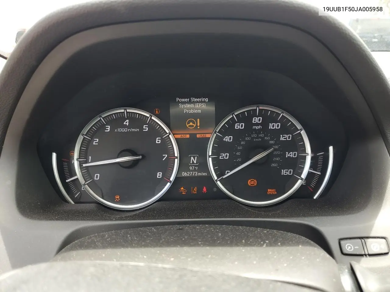 2018 Acura Tlx Tech VIN: 19UUB1F50JA005958 Lot: 64098215