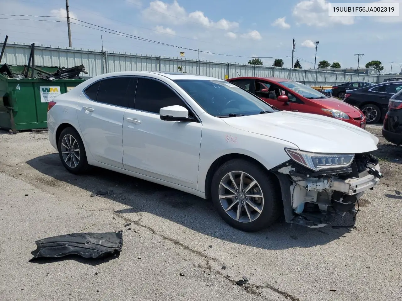 2018 Acura Tlx Tech VIN: 19UUB1F56JA002319 Lot: 64352815