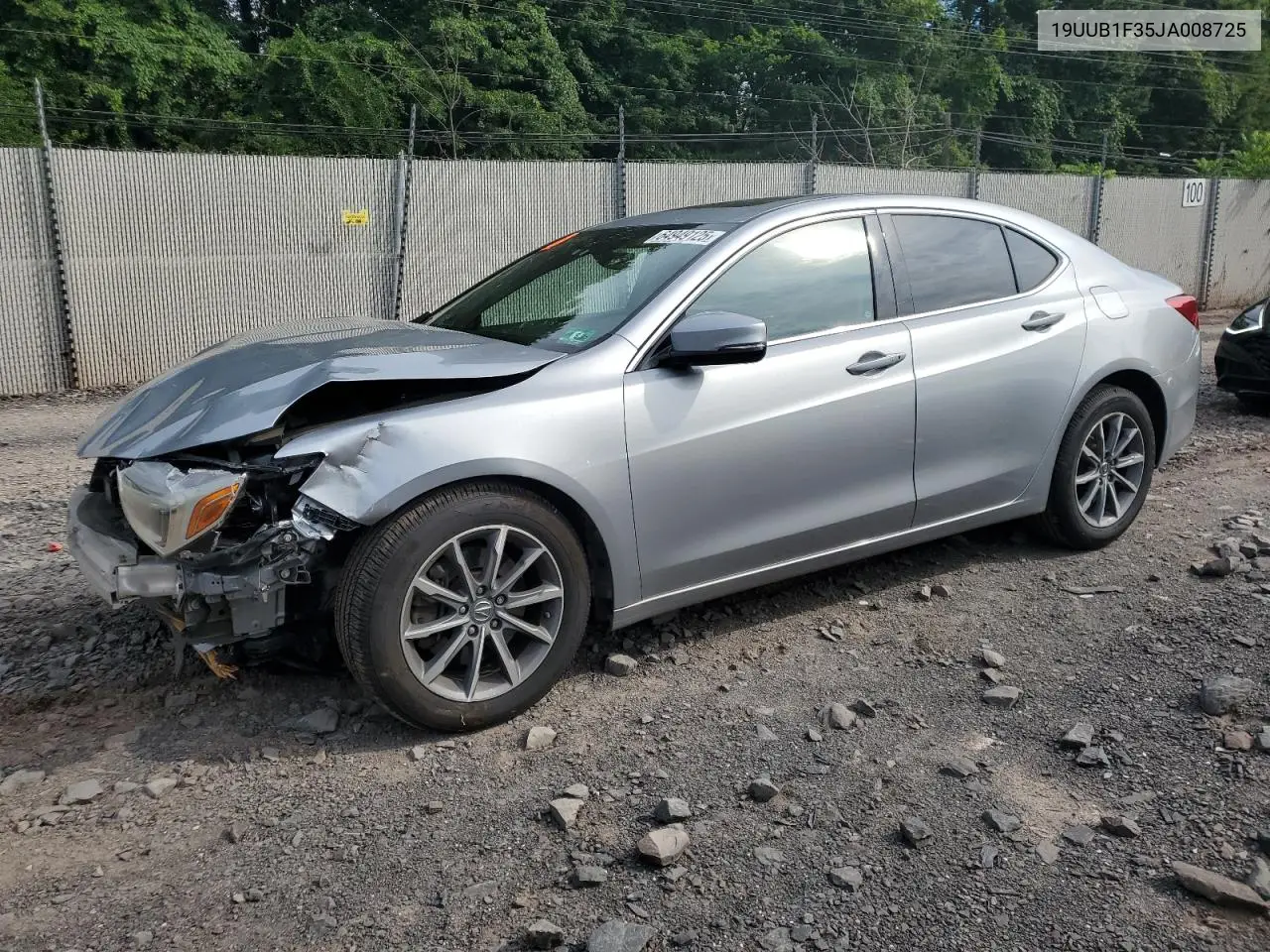 2018 Acura Tlx VIN: 19UUB1F35JA008725 Lot: 64949125