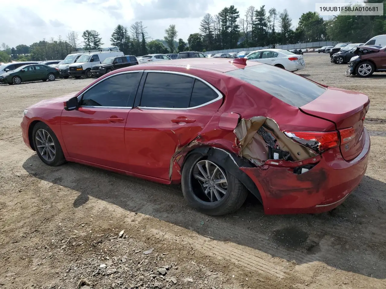 2018 Acura Tlx Tech VIN: 19UUB1F58JA010681 Lot: 65137565