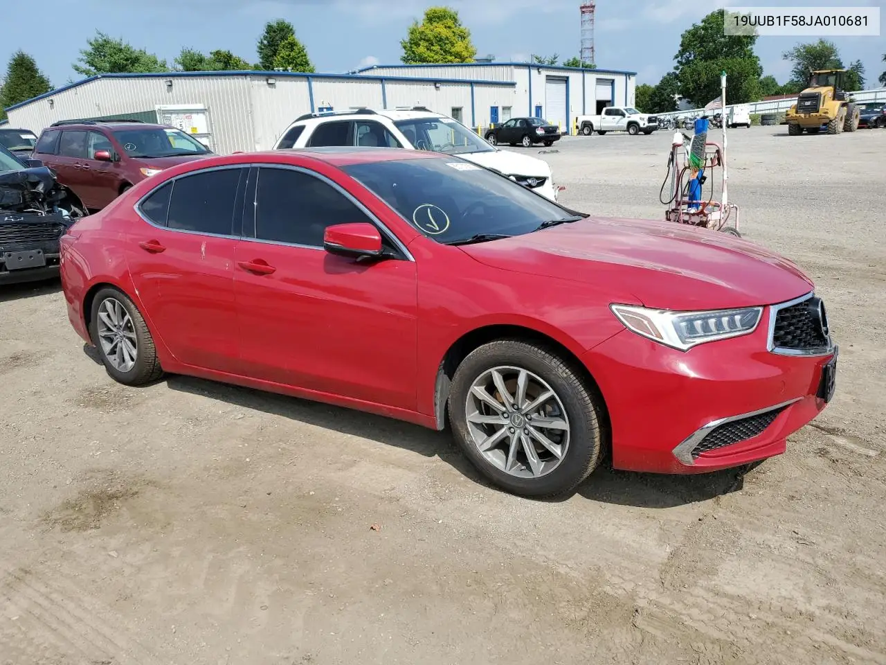 2018 Acura Tlx Tech VIN: 19UUB1F58JA010681 Lot: 65137565