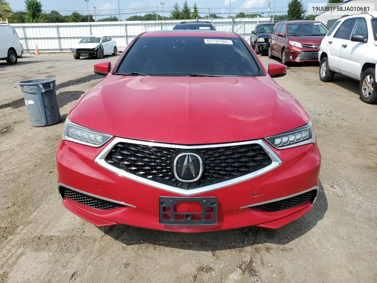 2018 Acura Tlx Tech VIN: 19UUB1F58JA010681 Lot: 65137565