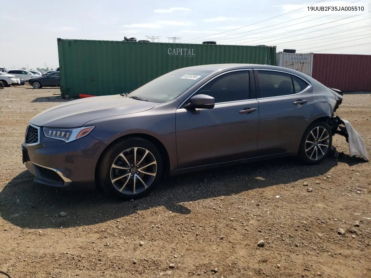 2018 Acura Tlx VIN: 19UUB2F35JA005510 Lot: 65334395