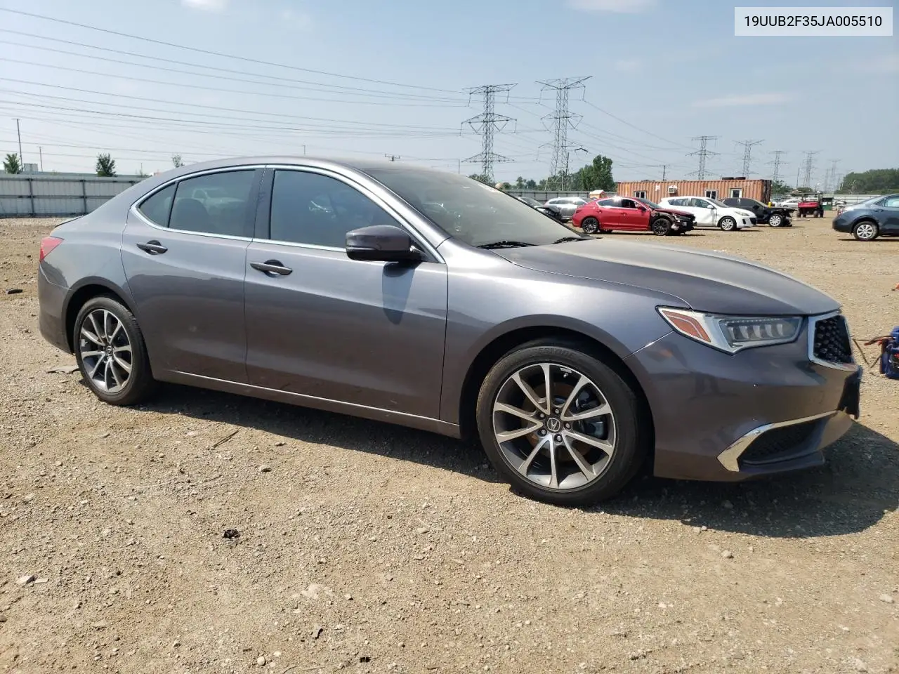 2018 Acura Tlx VIN: 19UUB2F35JA005510 Lot: 65334395