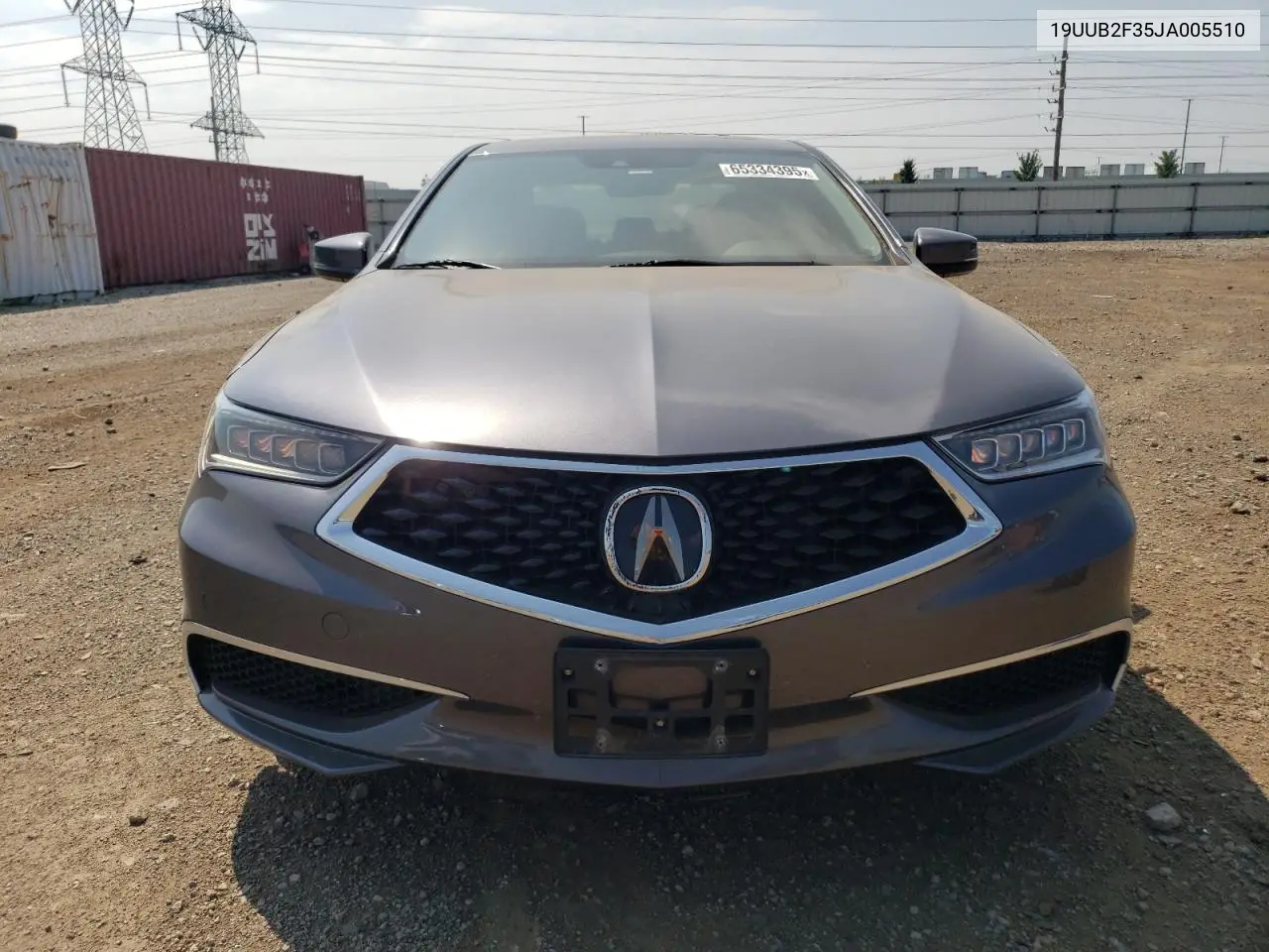2018 Acura Tlx VIN: 19UUB2F35JA005510 Lot: 65334395