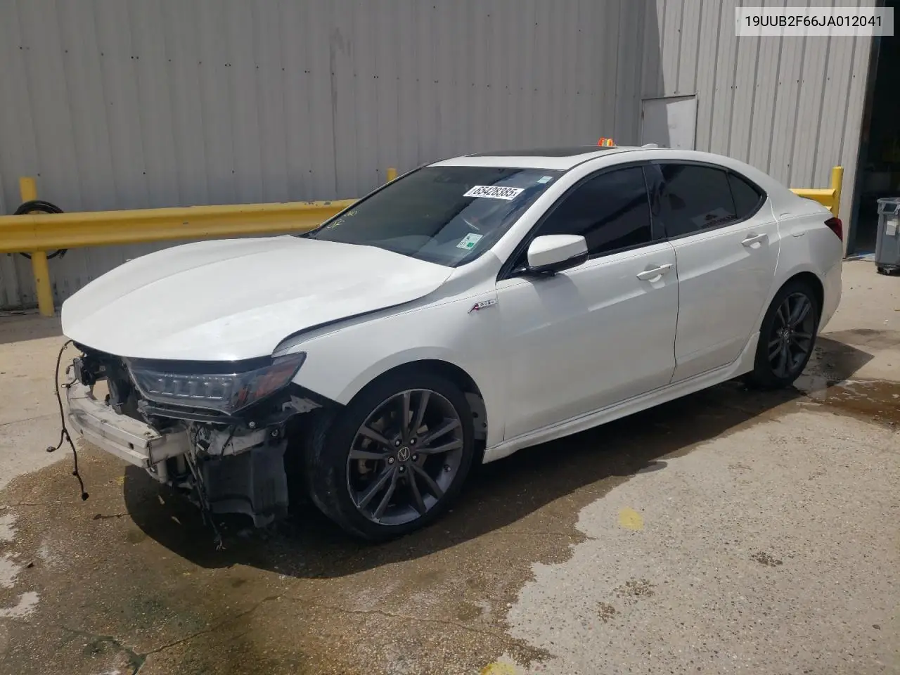 2018 Acura Tlx Tech+A VIN: 19UUB2F66JA012041 Lot: 65428385