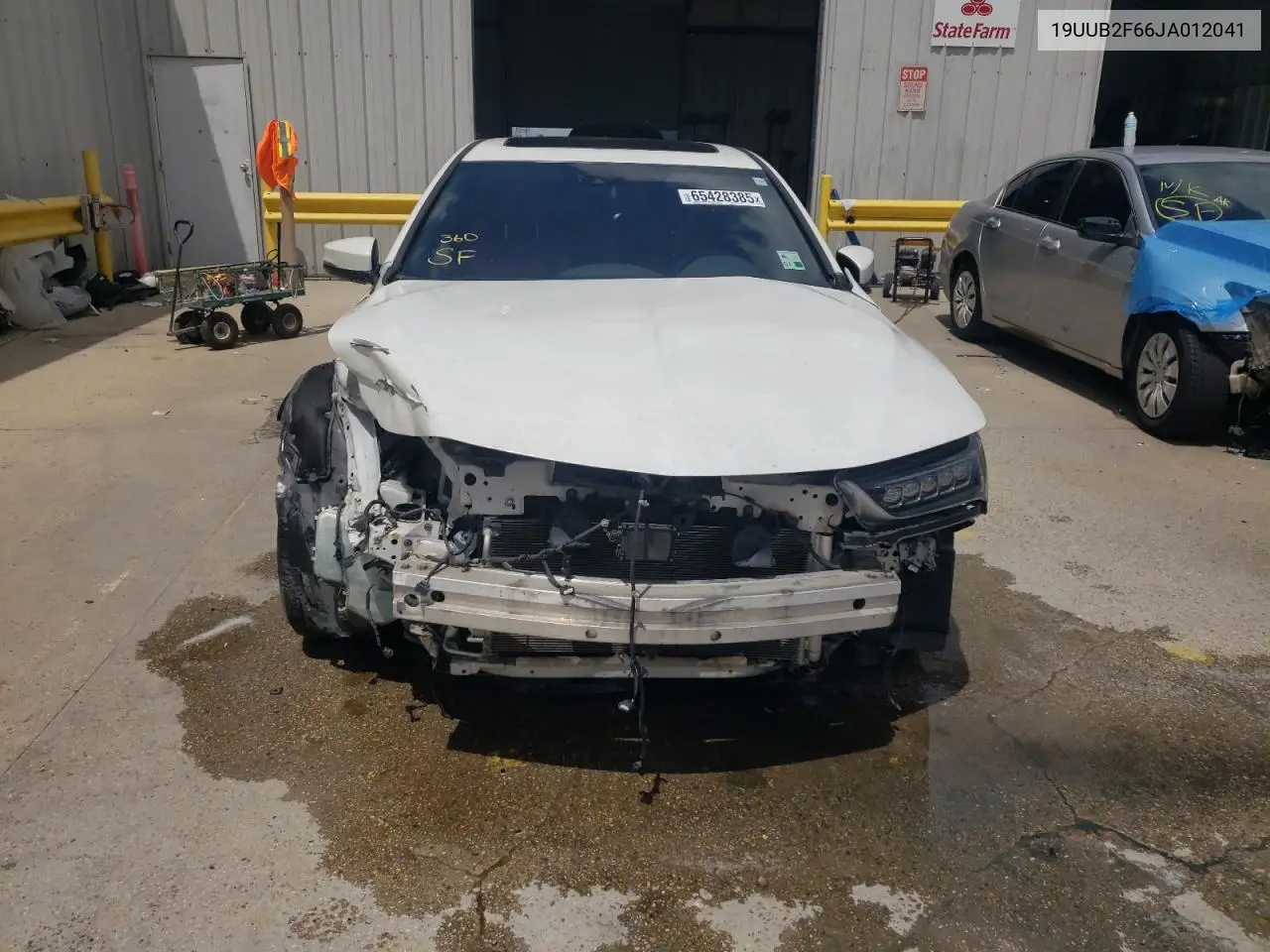 2018 Acura Tlx Tech+A VIN: 19UUB2F66JA012041 Lot: 65428385