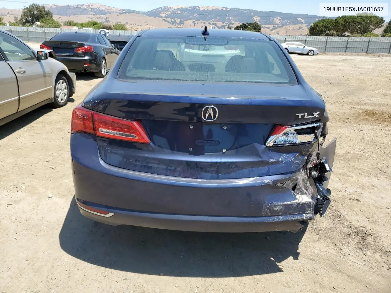 2018 Acura Tlx Tech VIN: 19UUB1F5XJA001657 Lot: 65566025