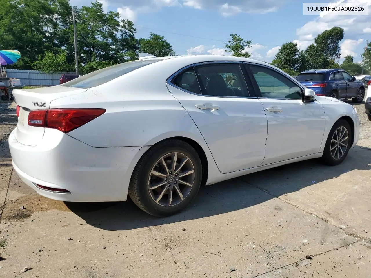 2018 Acura Tlx Tech VIN: 19UUB1F50JA002526 Lot: 65847825