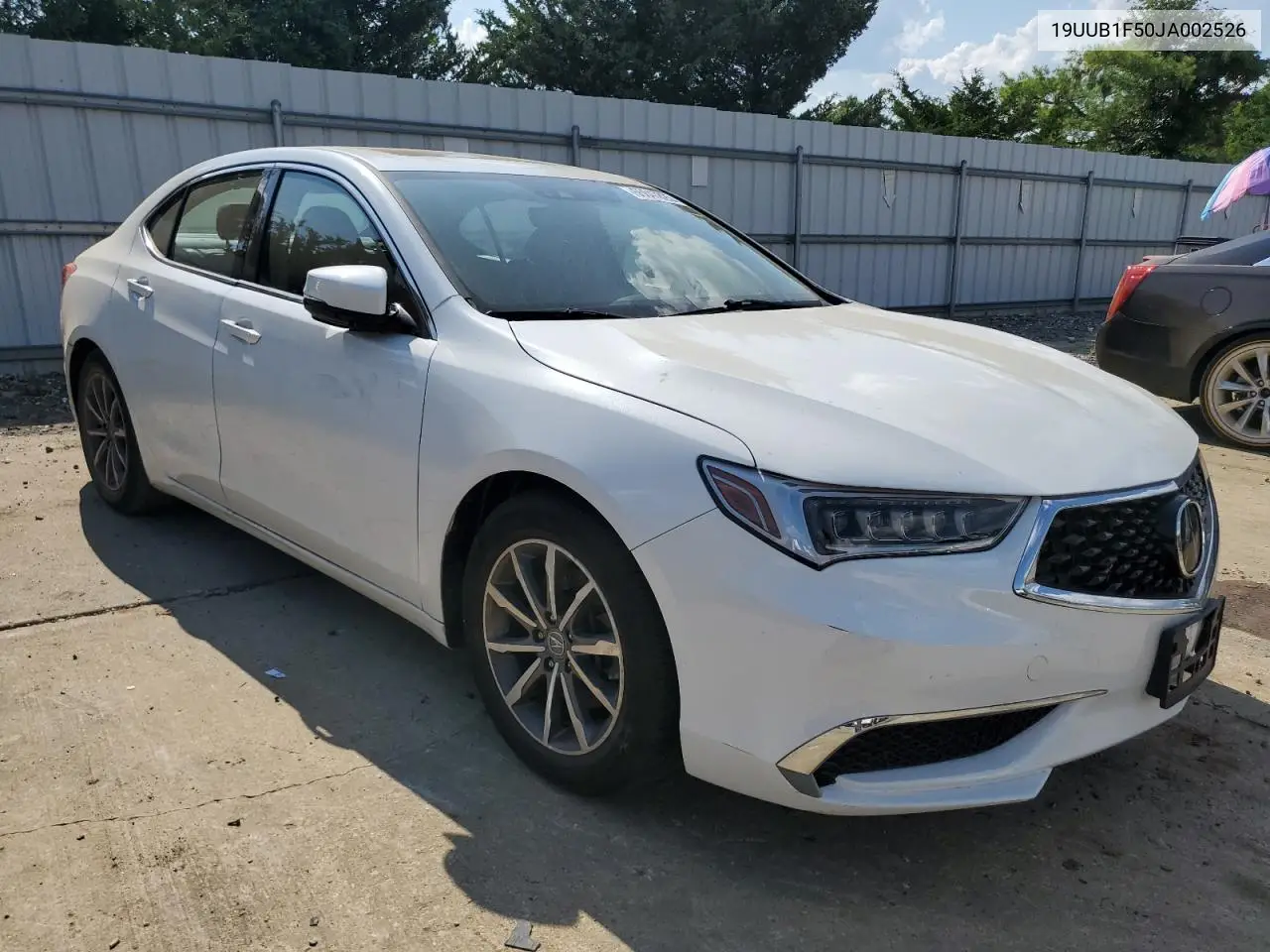 2018 Acura Tlx Tech VIN: 19UUB1F50JA002526 Lot: 65847825