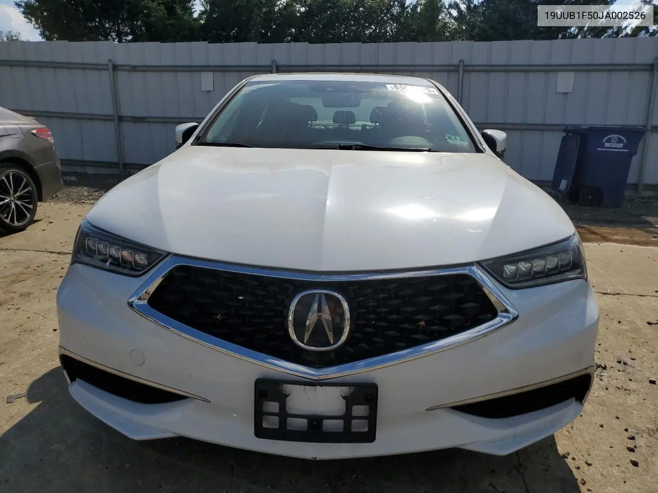 2018 Acura Tlx Tech VIN: 19UUB1F50JA002526 Lot: 65847825