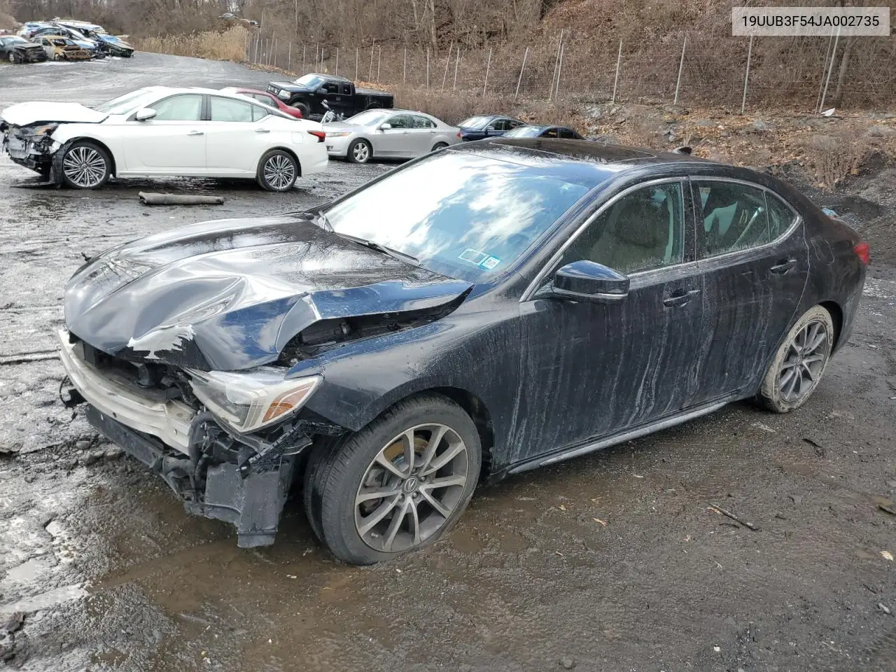 2018 Acura Tlx Tech VIN: 19UUB3F54JA002735 Lot: 82657074