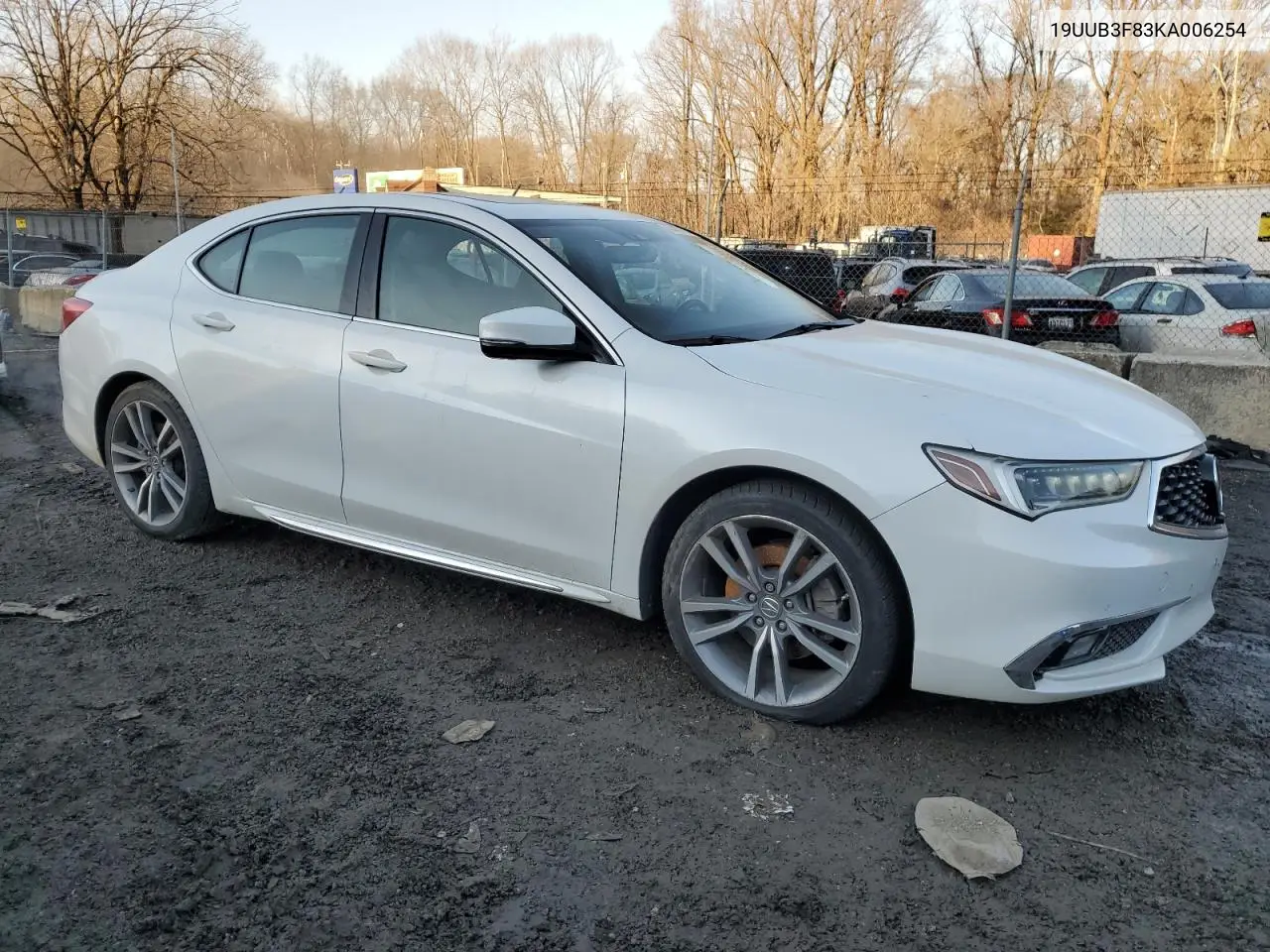 2019 Acura Tlx Advance VIN: 19UUB3F83KA006254 Lot: 44437185