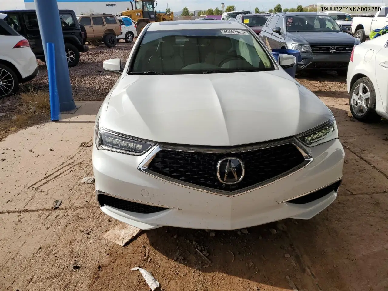 2019 Acura Tlx Technology VIN: 19UUB2F4XKA007280 Lot: 49469065