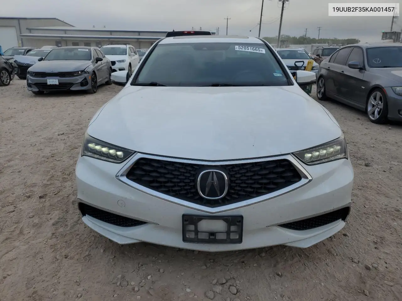 2019 Acura Tlx VIN: 19UUB2F35KA001457 Lot: 52051665