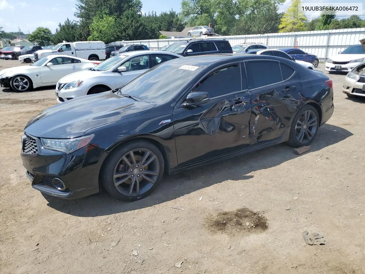 2019 Acura Tlx Technology VIN: 19UUB3F64KA006472 Lot: 53916265