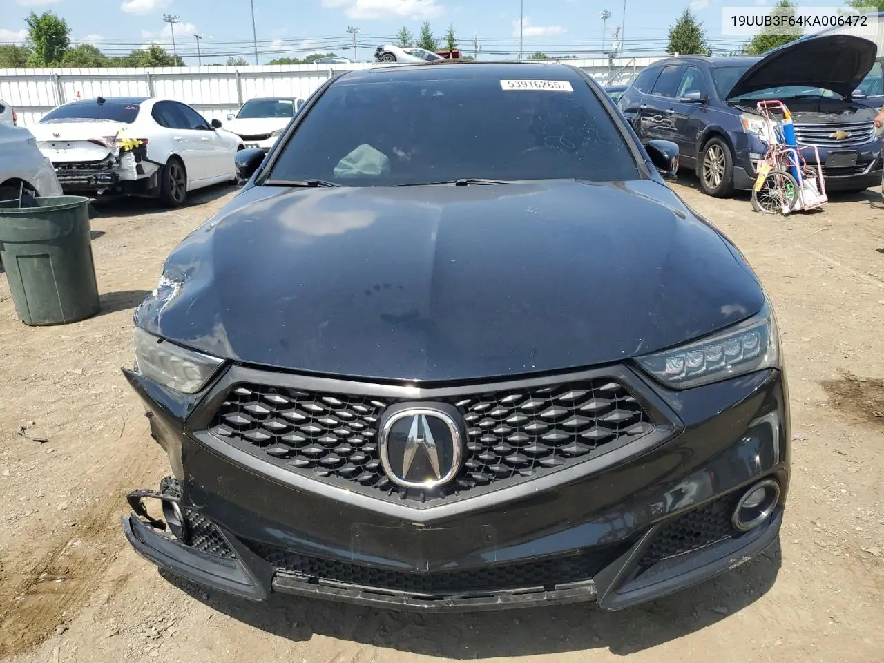 2019 Acura Tlx Technology VIN: 19UUB3F64KA006472 Lot: 53916265