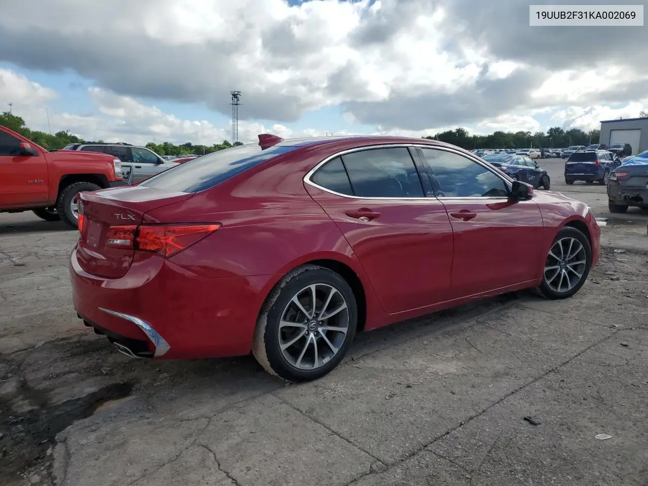 2019 Acura Tlx VIN: 19UUB2F31KA002069 Lot: 54366745