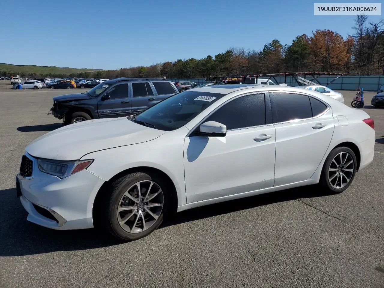 2019 Acura Tlx VIN: 19UUB2F31KA006624 Lot: 54650295