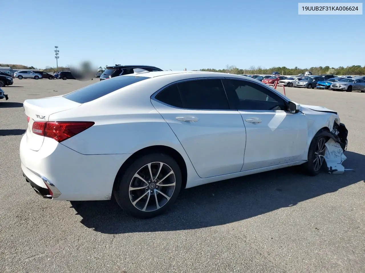 2019 Acura Tlx VIN: 19UUB2F31KA006624 Lot: 54650295