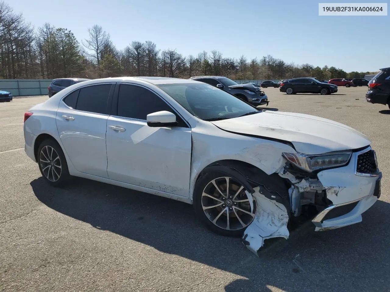2019 Acura Tlx VIN: 19UUB2F31KA006624 Lot: 54650295