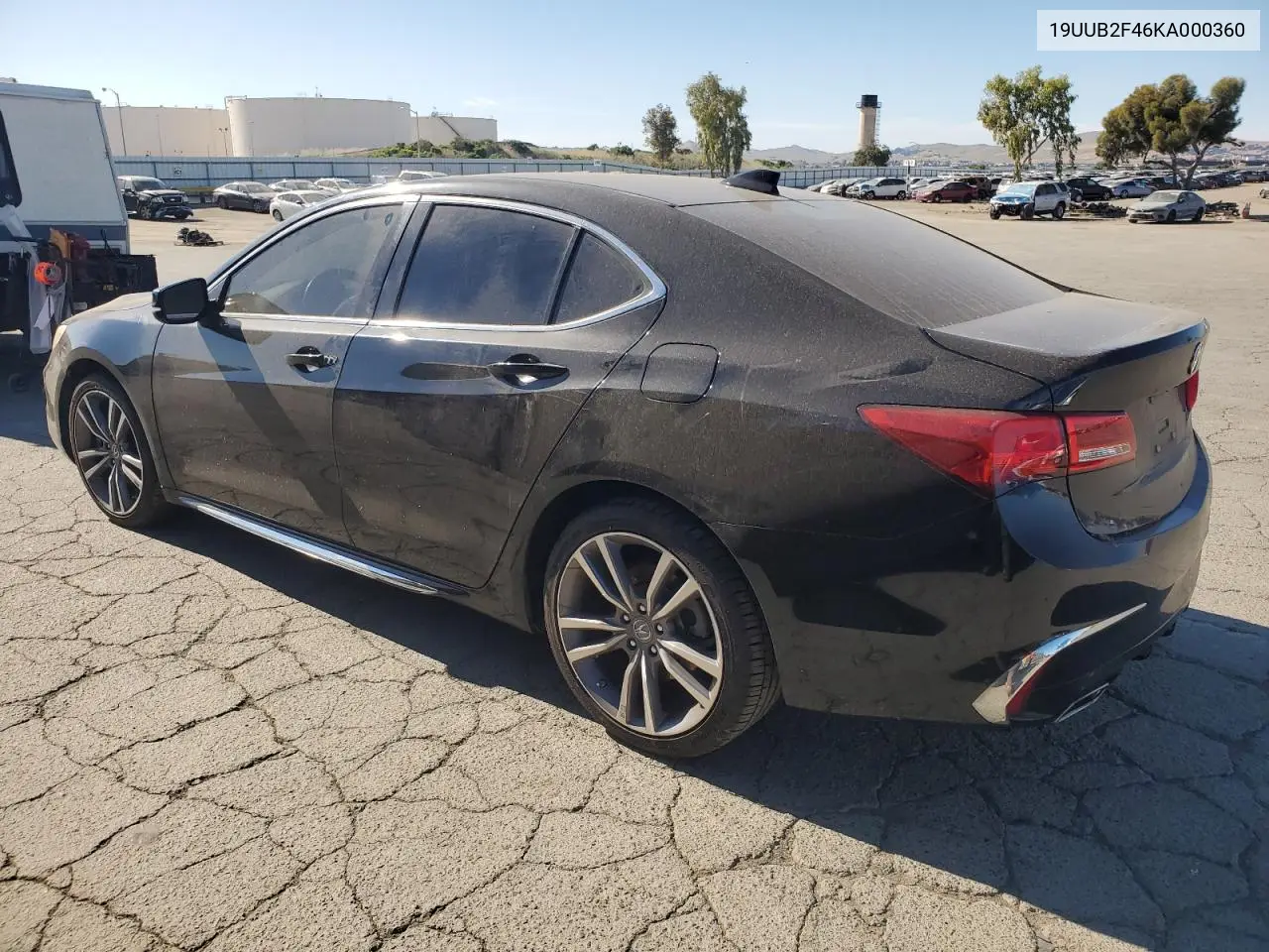 2019 Acura Tlx Technology VIN: 19UUB2F46KA000360 Lot: 55624685