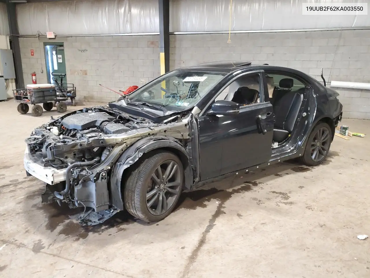2019 Acura Tlx Technology VIN: 19UUB2F62KA003550 Lot: 55734435