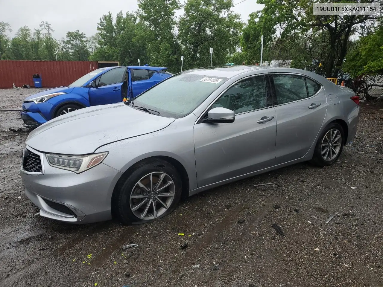 2019 Acura Tlx Technology VIN: 19UUB1F5XKA011154 Lot: 56151865