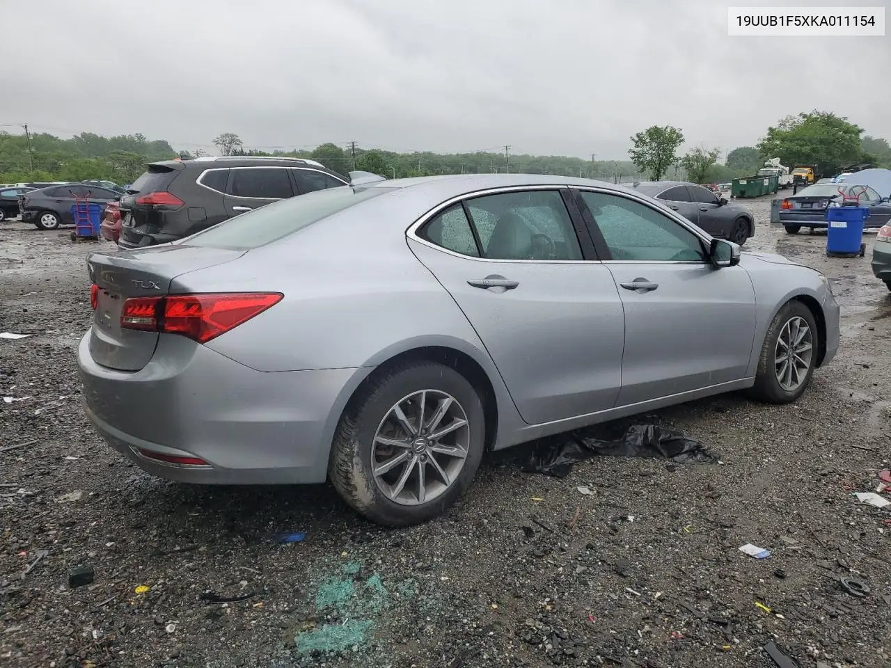 2019 Acura Tlx Technology VIN: 19UUB1F5XKA011154 Lot: 56151865