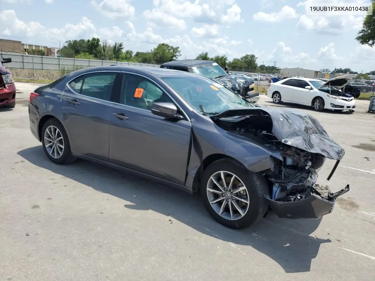 2019 Acura Tlx VIN: 19UUB1F3XKA010438 Lot: 56319025