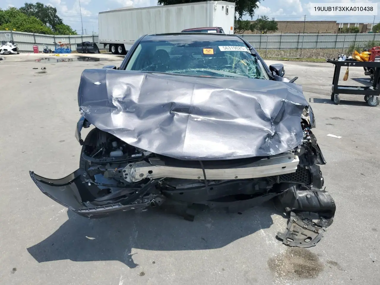 2019 Acura Tlx VIN: 19UUB1F3XKA010438 Lot: 56319025