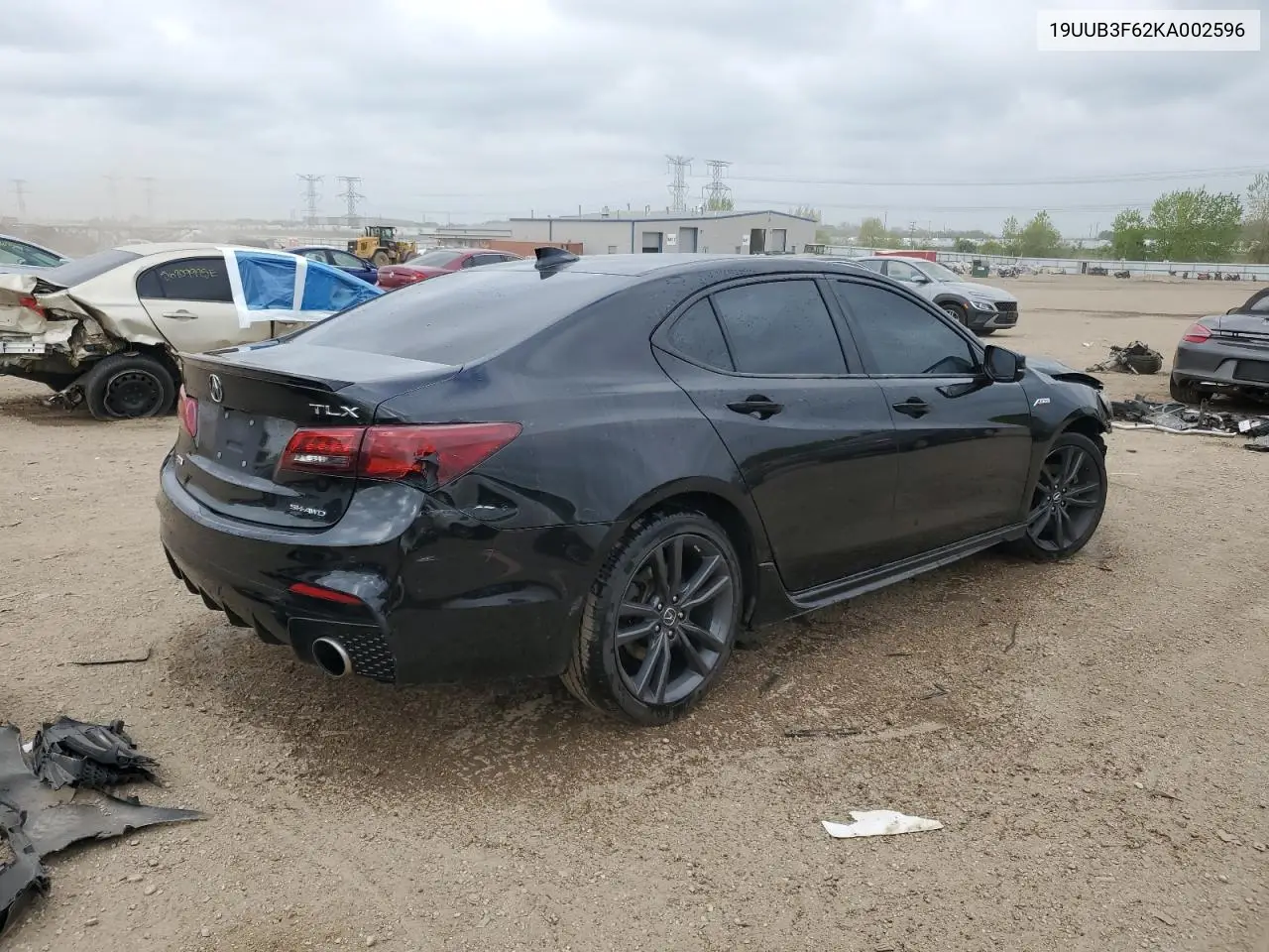2019 Acura Tlx Technology VIN: 19UUB3F62KA002596 Lot: 56588795