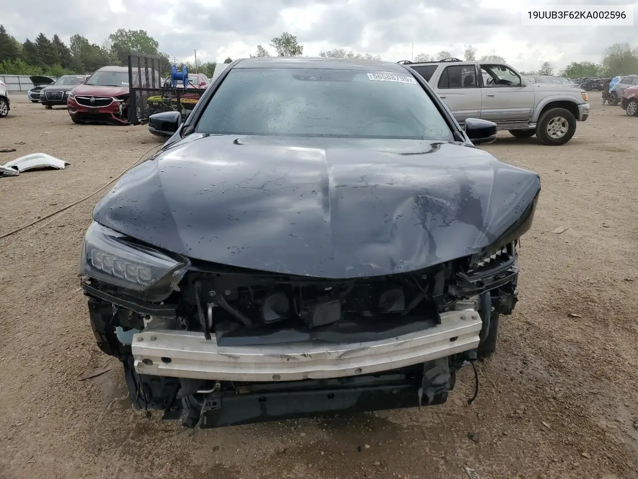 2019 Acura Tlx Technology VIN: 19UUB3F62KA002596 Lot: 56588795