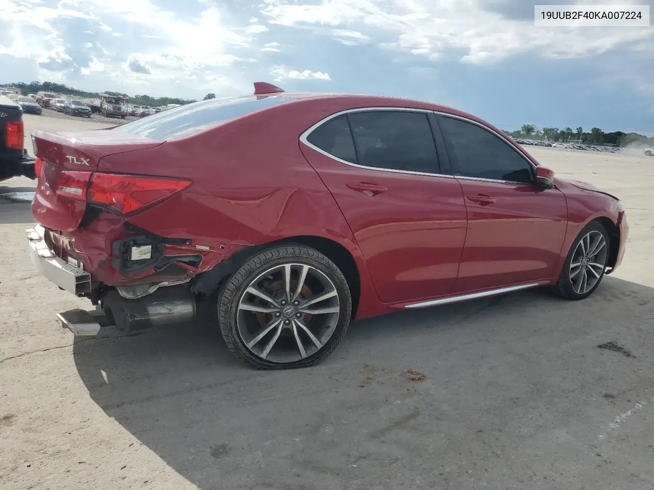 2019 Acura Tlx Technology VIN: 19UUB2F40KA007224 Lot: 57072315