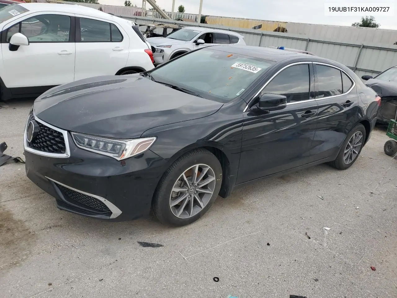 2019 Acura Tlx VIN: 19UUB1F31KA009727 Lot: 59752635