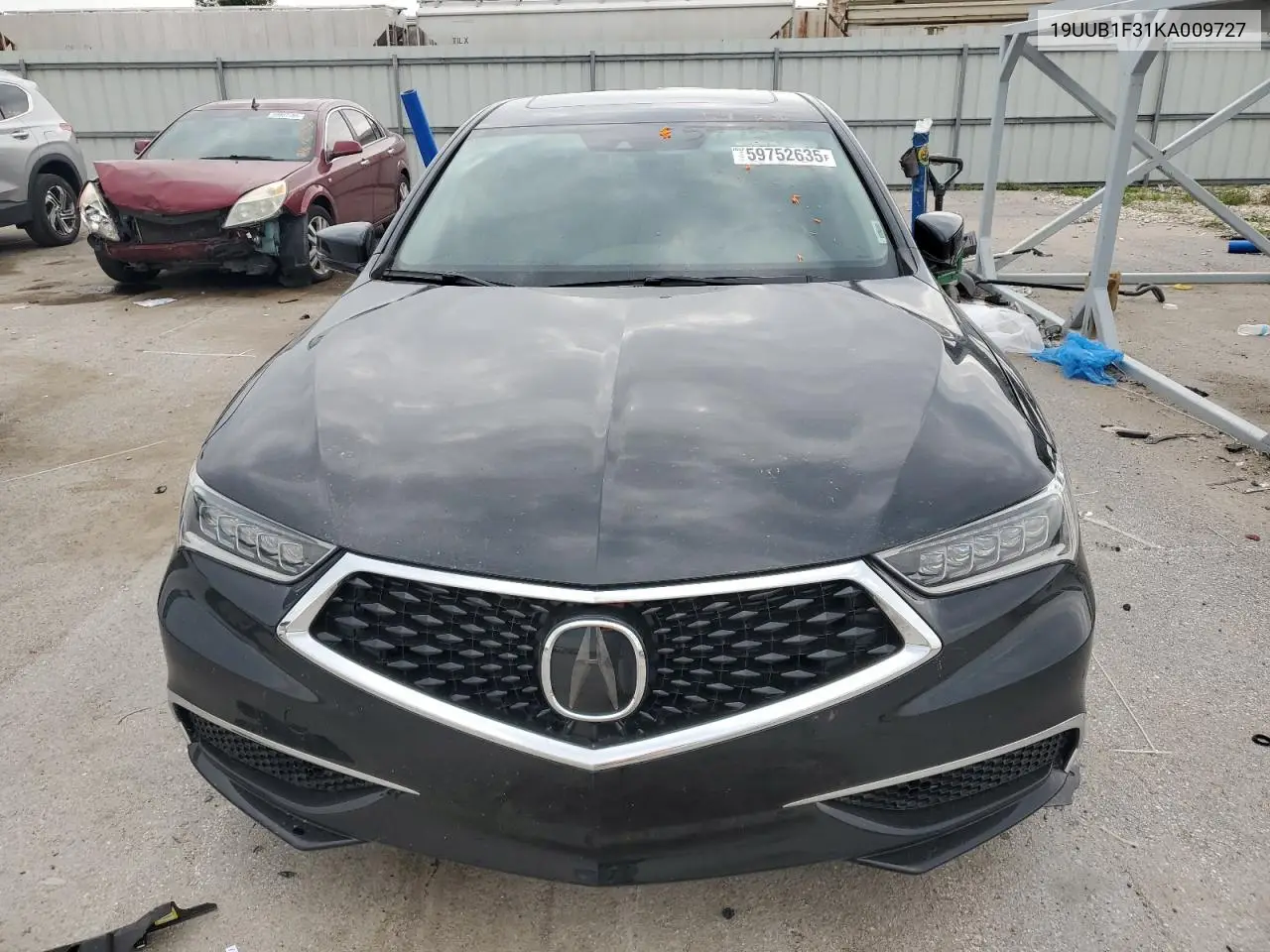 2019 Acura Tlx VIN: 19UUB1F31KA009727 Lot: 59752635
