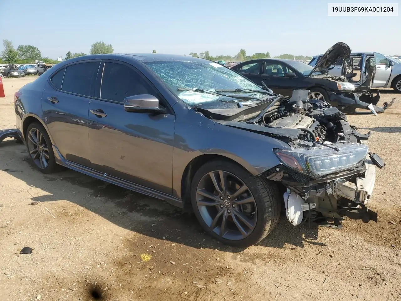 2019 Acura Tlx Technology VIN: 19UUB3F69KA001204 Lot: 60149455