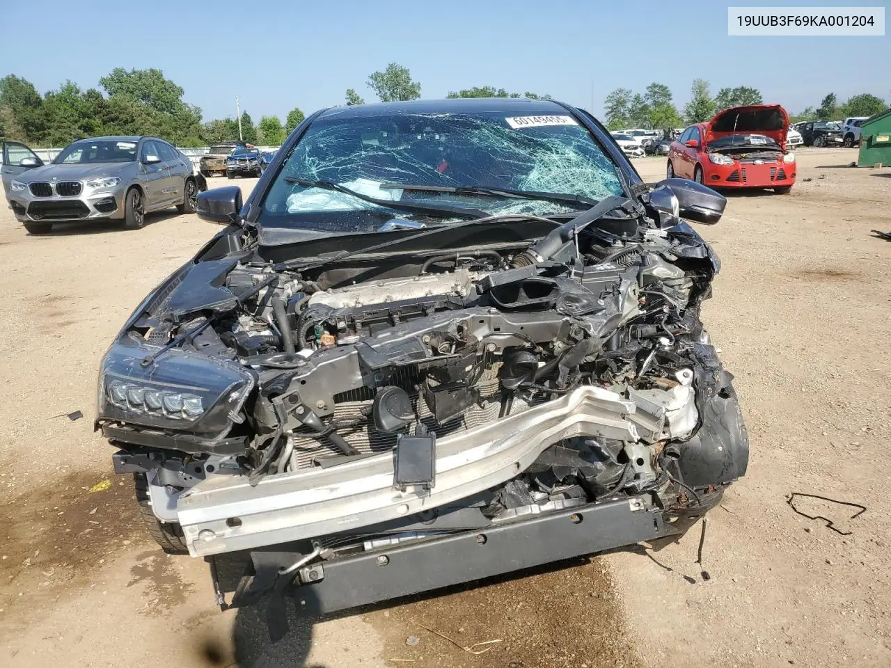 2019 Acura Tlx Technology VIN: 19UUB3F69KA001204 Lot: 60149455