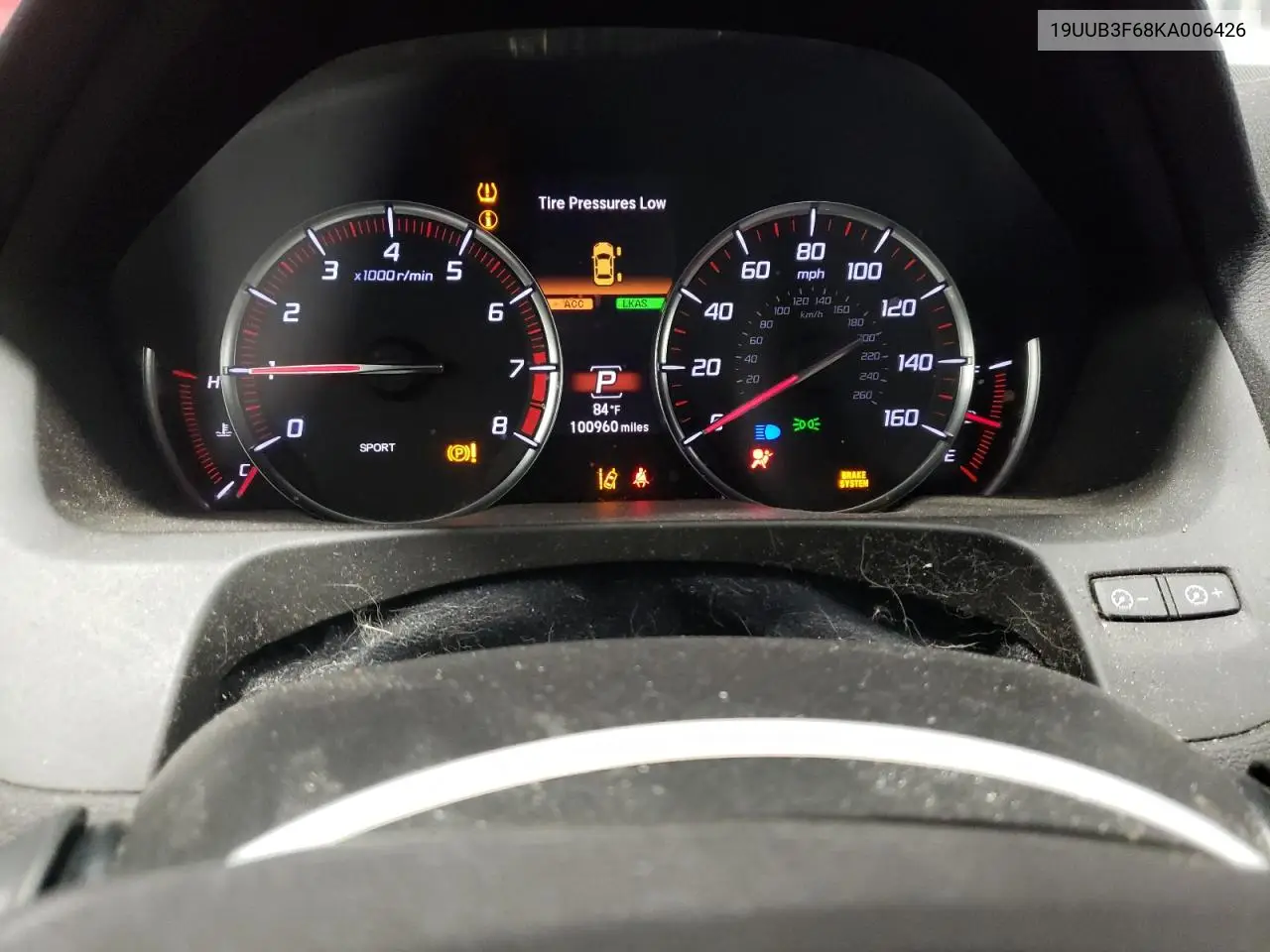 2019 Acura Tlx Technology VIN: 19UUB3F68KA006426 Lot: 60219155