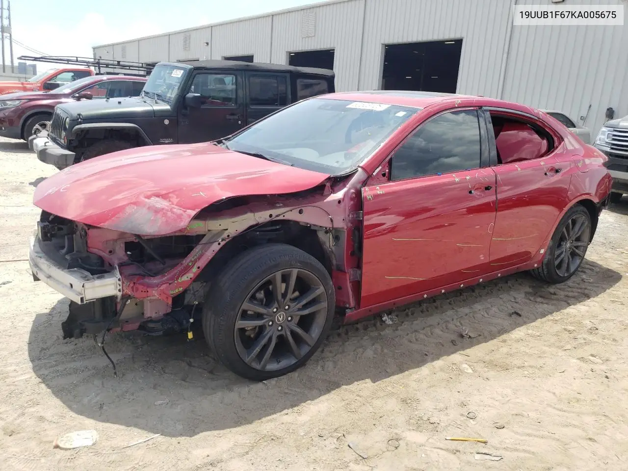 2019 Acura Tlx Technology VIN: 19UUB1F67KA005675 Lot: 60523125