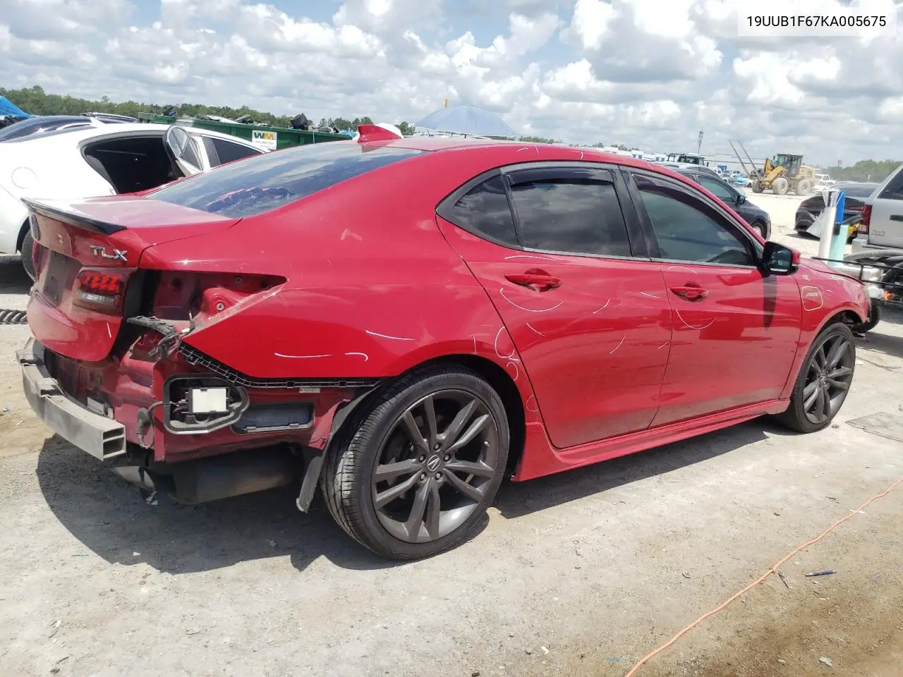 2019 Acura Tlx Technology VIN: 19UUB1F67KA005675 Lot: 60523125