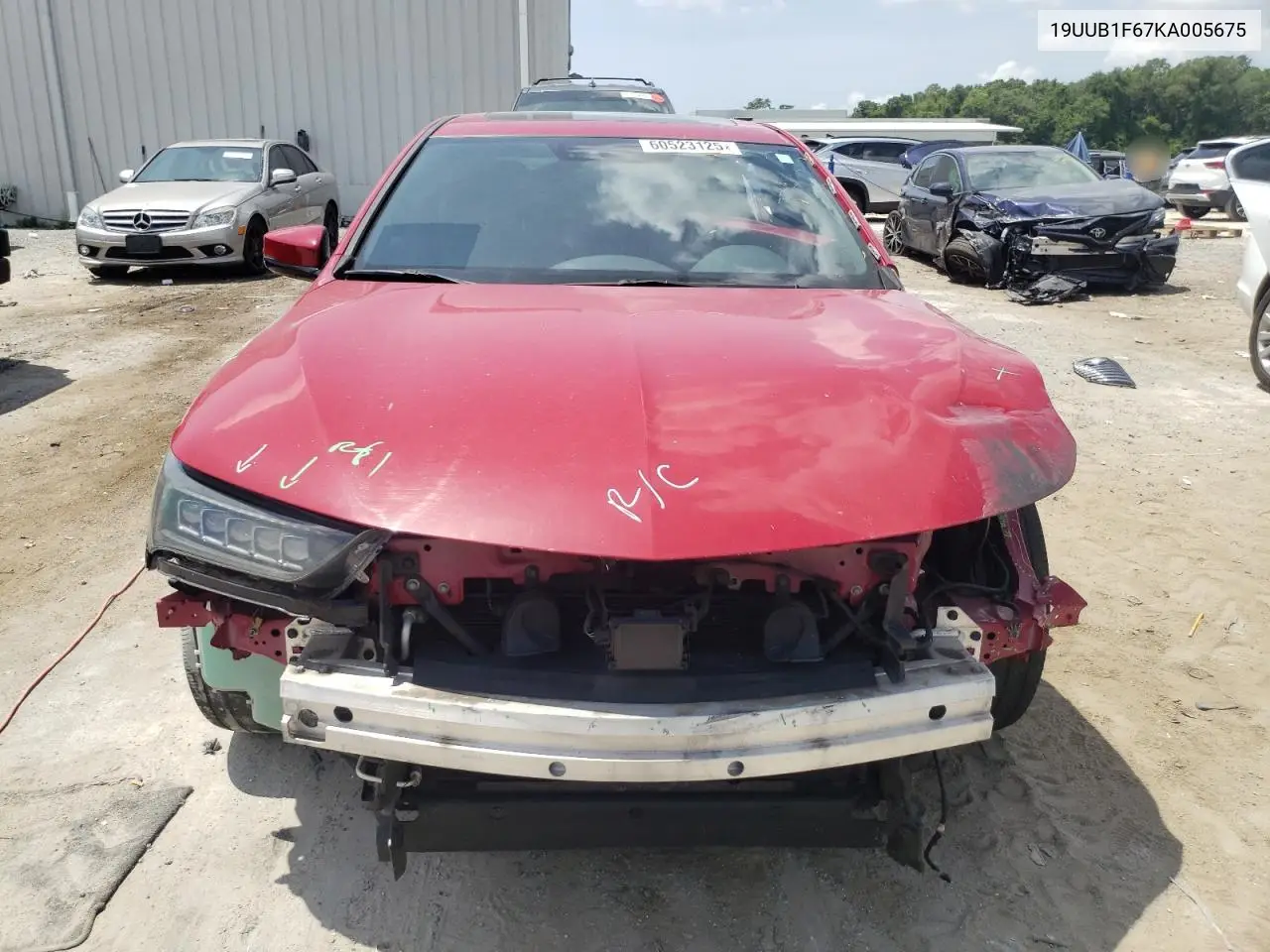 2019 Acura Tlx Technology VIN: 19UUB1F67KA005675 Lot: 60523125