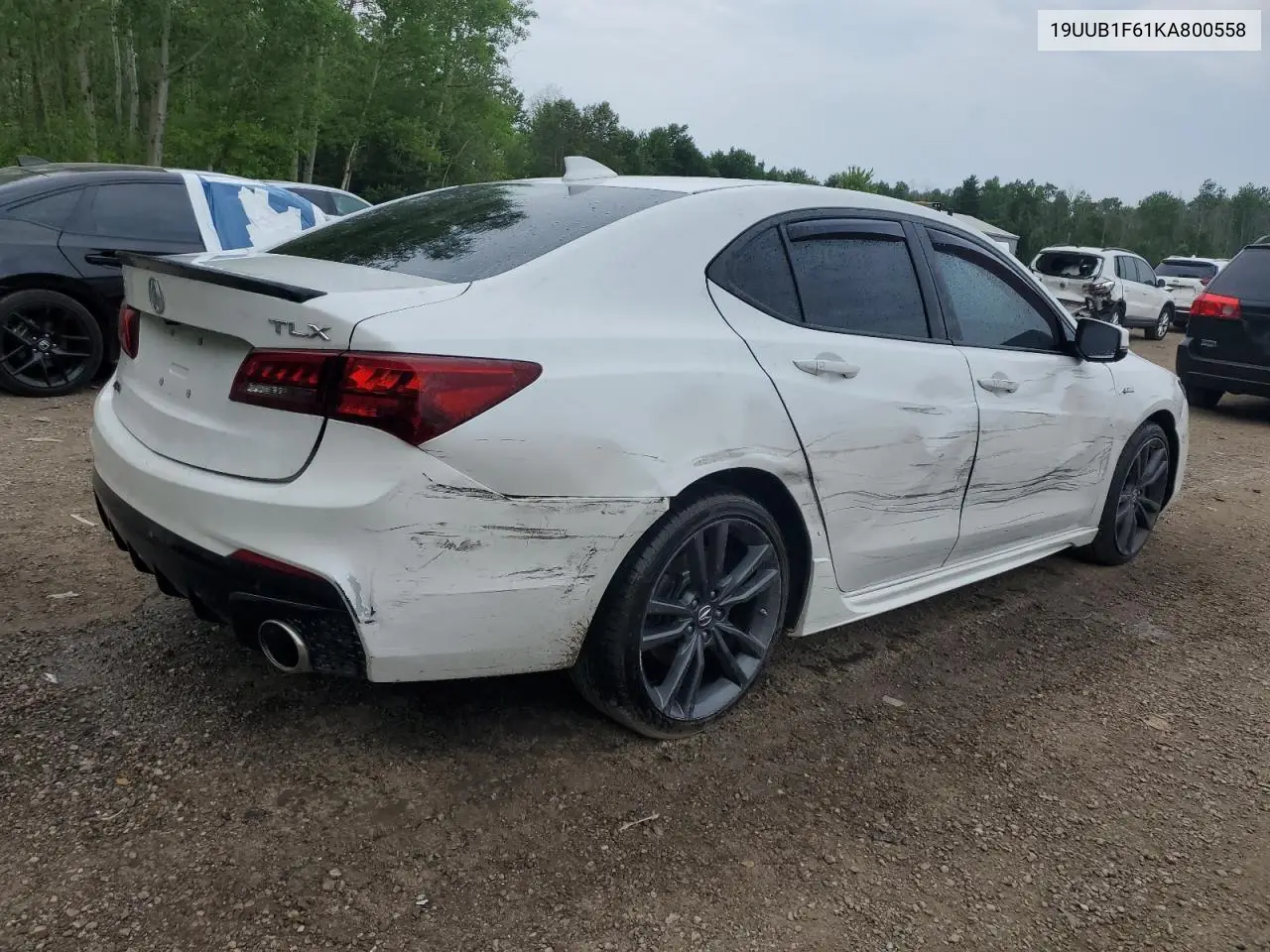 2019 Acura Tlx Technology VIN: 19UUB1F61KA800558 Lot: 60880595