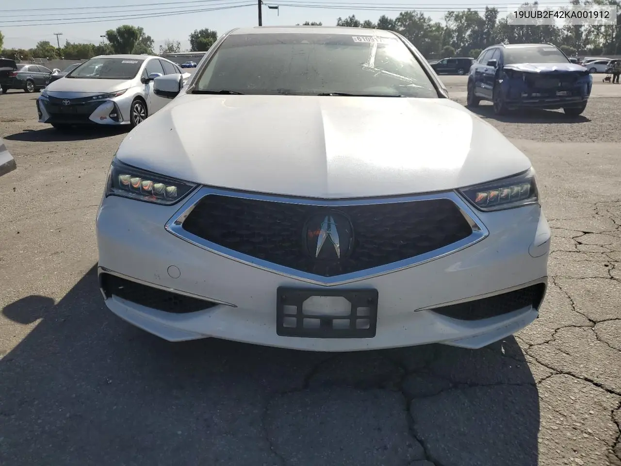 2019 Acura Tlx Technology VIN: 19UUB2F42KA001912 Lot: 61091705