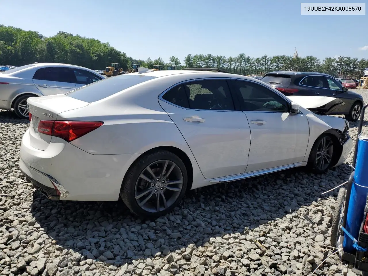 2019 Acura Tlx Technology VIN: 19UUB2F42KA008570 Lot: 61394555