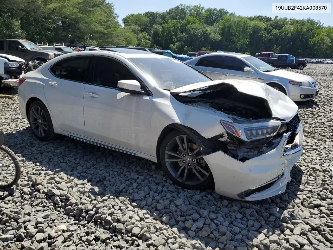 2019 Acura Tlx Technology VIN: 19UUB2F42KA008570 Lot: 61394555
