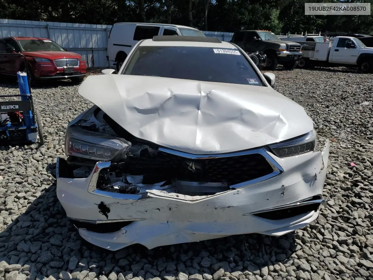 2019 Acura Tlx Technology VIN: 19UUB2F42KA008570 Lot: 61394555
