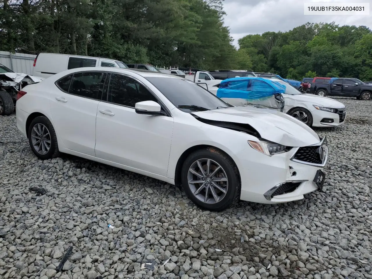 2019 Acura Tlx VIN: 19UUB1F35KA004031 Lot: 61805905