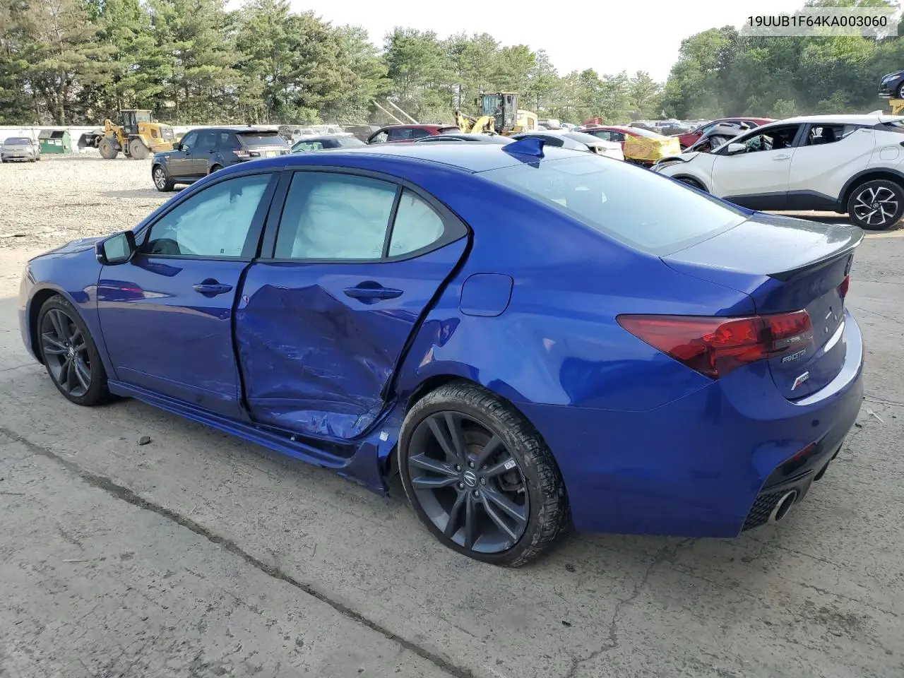 2019 Acura Tlx Technology VIN: 19UUB1F64KA003060 Lot: 61961425